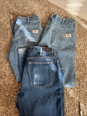 Men’s Jeans in Blue Denim - All American / Round House - 33x32